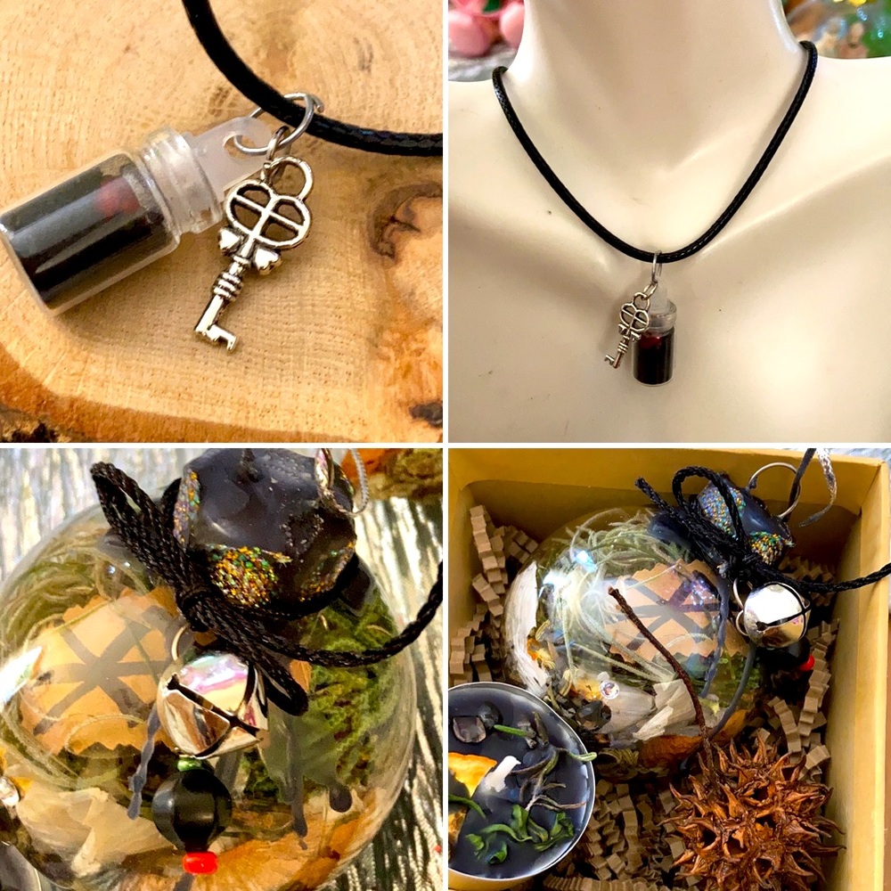 New Year full protection mystical set ritual kit. (Tree Ornament Christmas